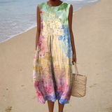 Raghnaid | Comfortable Sleeveless Summer Dress