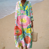 Blathnaid | Flattering Printed Summer Dress